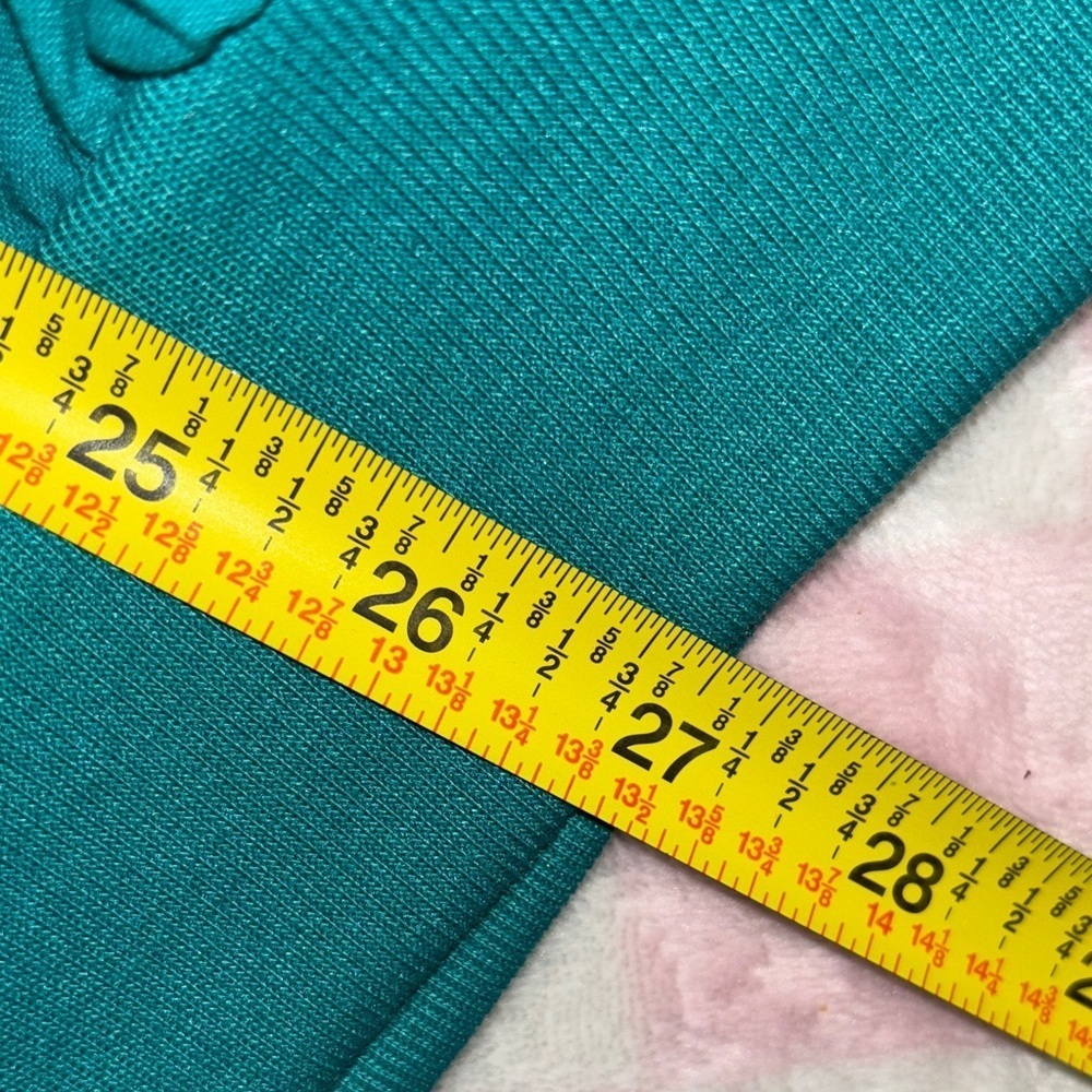Teal Long Sleeve vintage bonjour  Sweater - Picture 8 of 8